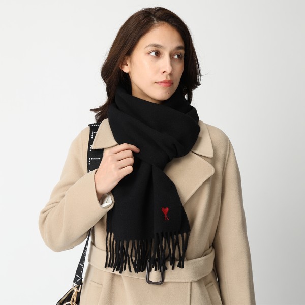 楽天市場】ami paris アミ パリス マフラー USF405.334 メンズ