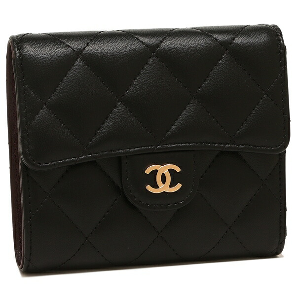 高級感♡エレガント【CHANEL】コンパクト ウォレット 新品未使用☆シャネル激レア入手困難コンパクトウォレット黒