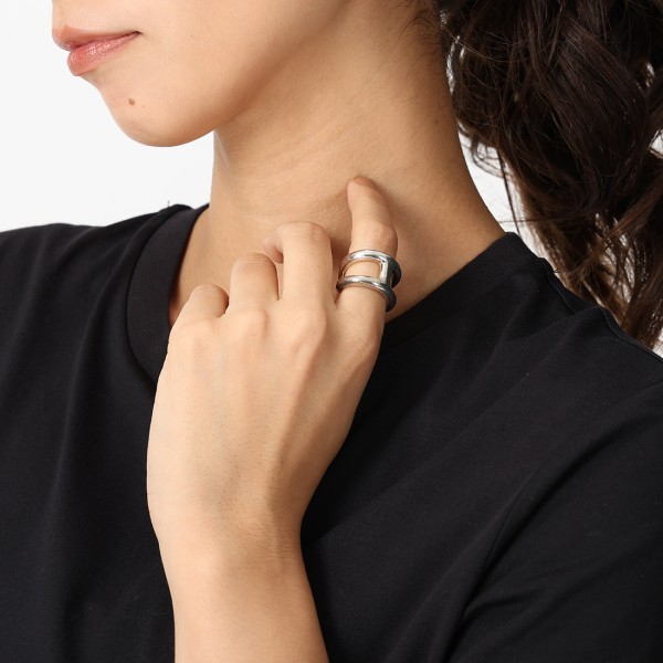 楽天市場】≪Brand new≫ HERMES Echappee Medium Ring 56 (Japanese