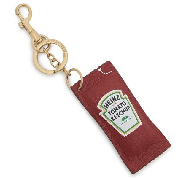 ANYA HINDMARCH 赤白ストライプ キーホルダー ANYA HINDMARCH 赤白ストライプ キーホルダー アニヤハインド