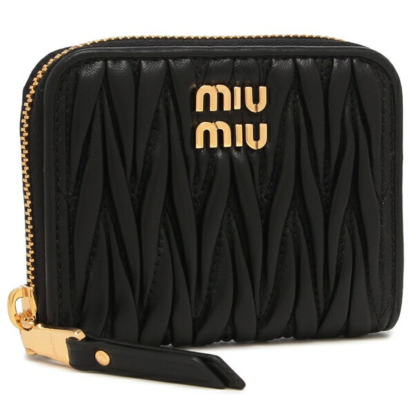 ミュウミュウ　miumiu コインケース　ブラック　NERO マトラッセ 楽天市場】ミュウミュウ 財布 miumiu コインケース マトラッセ
