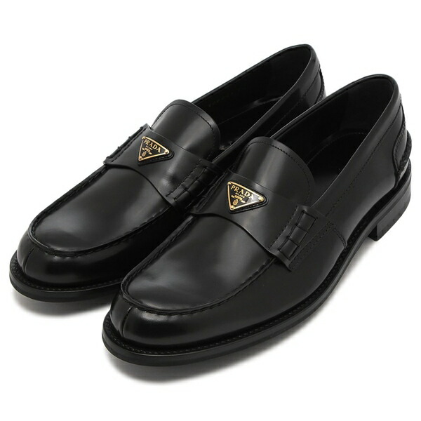 【カーフレザー】PRADA モカシン パテント ローファー ブラック 楽天市場】プラダ PRADA ローファー モカシン レザーシューズ