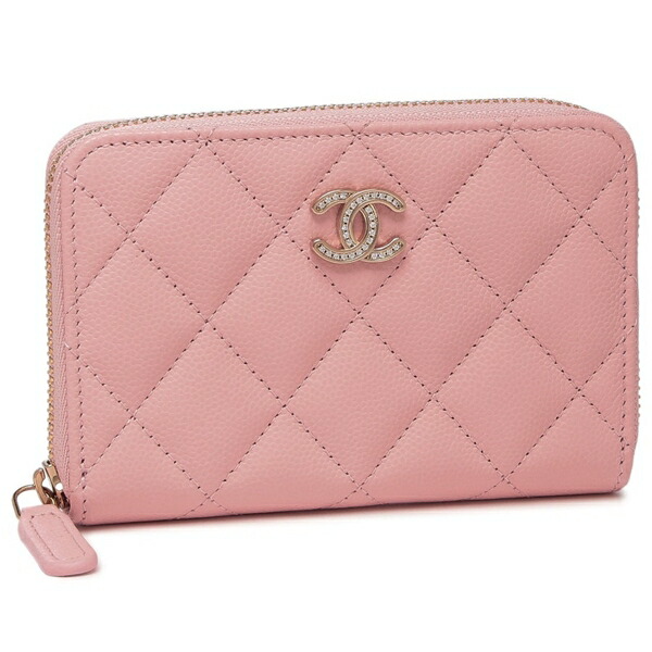 CHANEL シャネル　小銭入れ　コインケース 持つだけで女子力UP♪お札も入る！】シャネル コインケース
