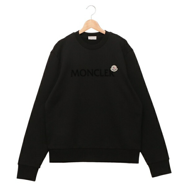 新品未使用タグ付き☆MONCLER レタリングロゴ スウェット 2XL ブラック MONCLER - 新品未使用タグ付き☆MONCLER レタリングロゴ スウェット