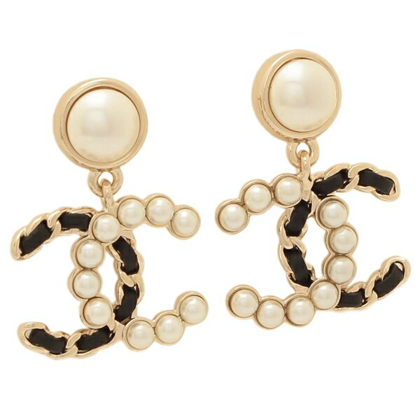 楽天市場】シャネル ピアス ココマーク CCマーク ドロップピアス