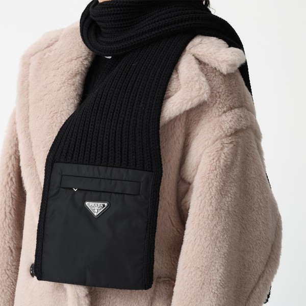 楽天市場】PRADA プラダ マフラー 2FS057 2FK3 メンズ フリンジ