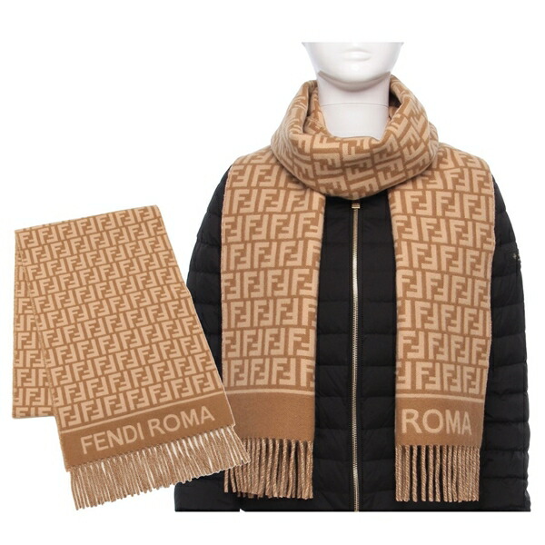 楽天市場】FENDI フェンディ マフラー FXS124 ALGS レディース ウール