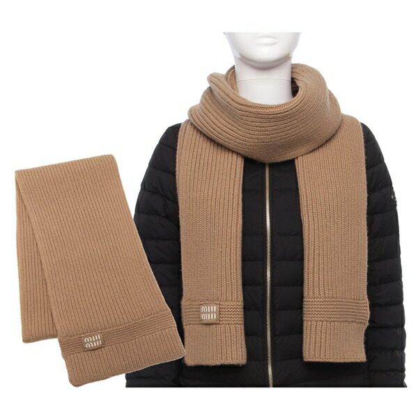 miumiu マフラー miu MIUMIU ミュウミュウ マフラー 5FS062 2CQD レディース モヘア