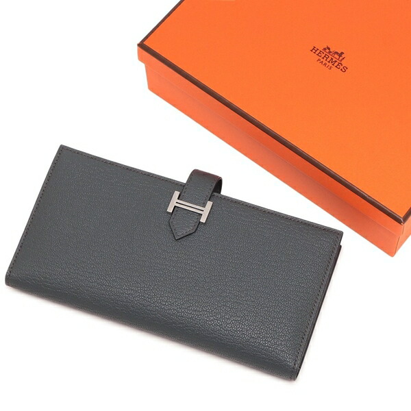 楽天市場】エルメス 長財布 ベアンスフレ ヴェールフィズ U刻印