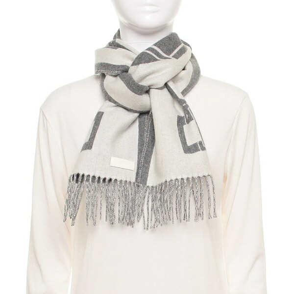 楽天市場】HERMES エルメス マフラー 160×30 カザック・キー