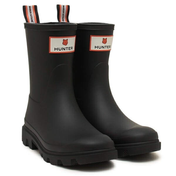 HUNTER × SEAROOMLYNN コラボ レインブーツ ブラック 楽天市場】メゾンキツネ レインシューズ HUNTER コラボ ダウンポア