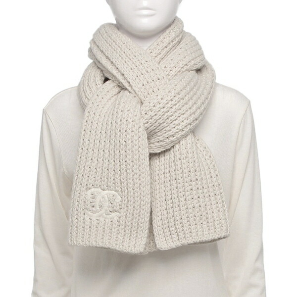 楽天市場】CHANEL シャネル ニットマフラー AA9256 B13357 レディース