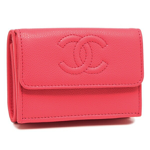 楽天市場】CHANEL シャネル Tri-Fold Small Wallet 三つ折り財布