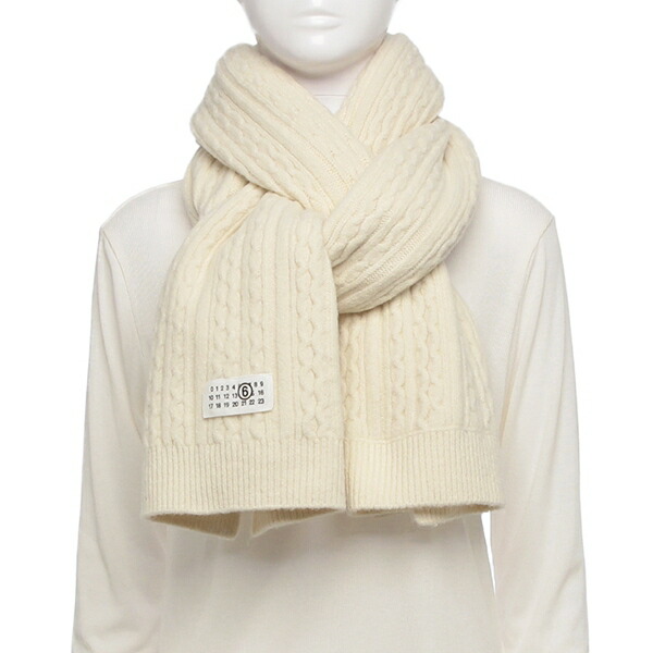 楽天市場】MM6 エムエムシックス メゾンマルジェラ マフラー S52TE0054