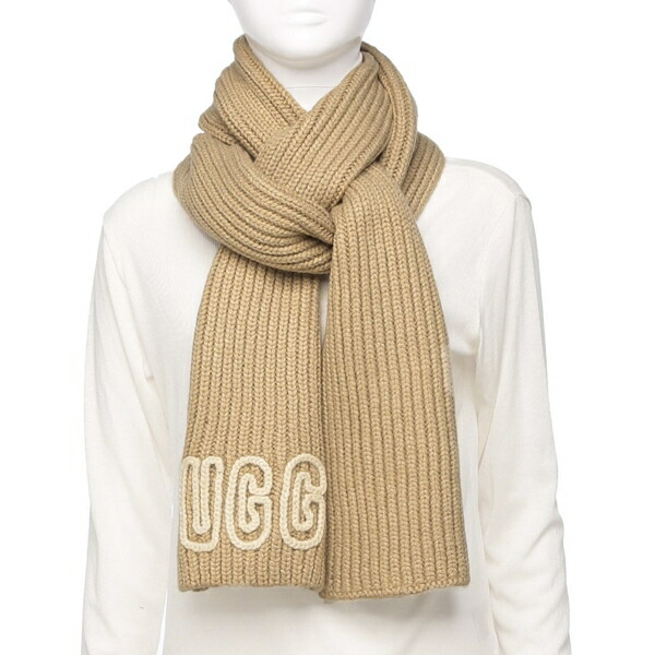 楽天市場】UGG アグ マフラー W CHECKED GRAPHIC LOGO SCARF 22665