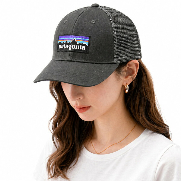パタゴニア キャップ P-6ロゴ トラッカーハット メッシュCAP グレー メンズ レディース ユニセックス PATAGONIA 38283 FGE