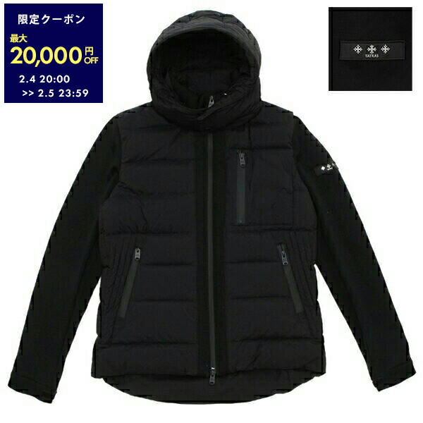 楽天市場】タトラス ダウンジャケット コート アカテ ブラック メンズ