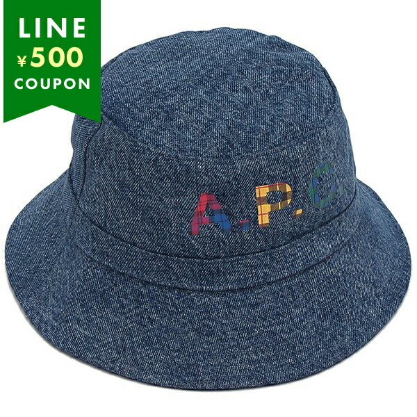 ☆関送込☆コットンデニムキャップ☆A.P.C A.P.C＞ロゴ 58 デニム キャップ