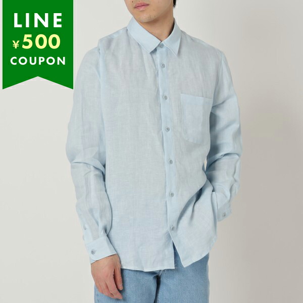 APC 青 Lサイズ 長袖シャツ A.P.C（シャツ ・ ブルー・ネイビー/青色系）のフリマアイテム一覧