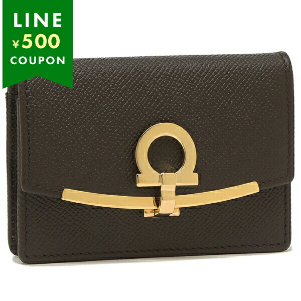 【Salvatore Ferragamo】名刺入れ　ルージュノワール FERRAGAMO フェラガモ Salvatore Ferragamo 名刺入れ ブラックx
