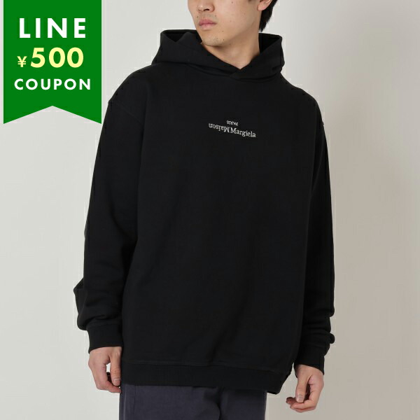 MAISON MARGIELA コットンスウェットパーカー【関税込】 Maison Margiela ロゴ パーカー | グレー | FARFETCH JP