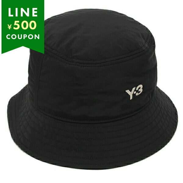 Y-3 ワイスリー ロゴ バケットハット ブラック 24ss IX7000 帽子 Y-3 ワイスリー バケットハット IX7000 メンズ コットン ロゴ