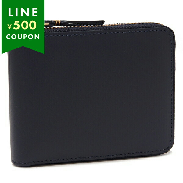 COMME des GARÇONS ネイビー ミニ財布 コムデギャルソン COMME des GARCONS 二つ折り財布 ミニ財布