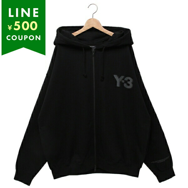 Y-3 パーカー ジップアップ スウェット 長袖 ロゴ IW0073 Y-3 ワイスリー パーカー FL ZIP HODDIE ジップ フーディー