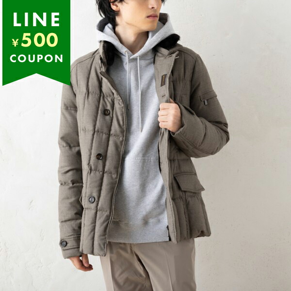 ジャケット・アウター siro 楽天市場】ムーレー ダウンジャケット コート シーロ ネイビー