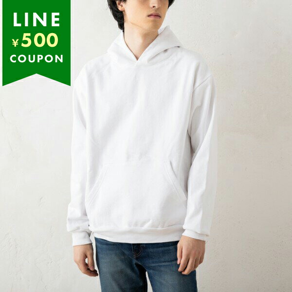 【訳ありアウトレット】ロサンゼルスアパレル パーカー フーディー フリースフーデッド ホワイト メンズ LosAngeles Apparel HF-09 WHITE 14 OZ HEAVY FLEECE HOODED PULLOVER WHITE【ラッピング不可商品】