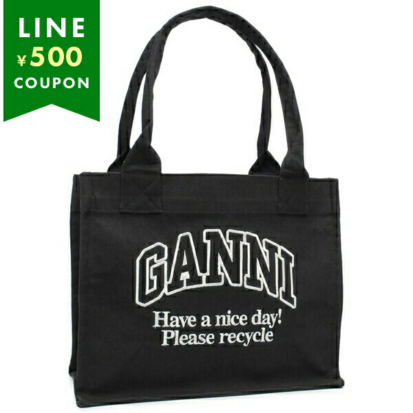 楽天市場】GANNI ガニー トートバッグ ラージイージーショッパー