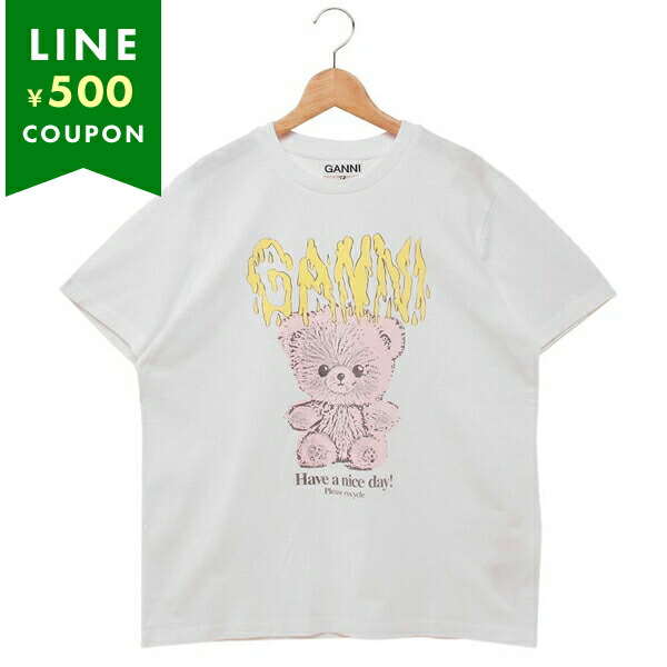 楽天市場】GANNI ガニー 半袖 Tシャツ T-shirts Bunny T2778
