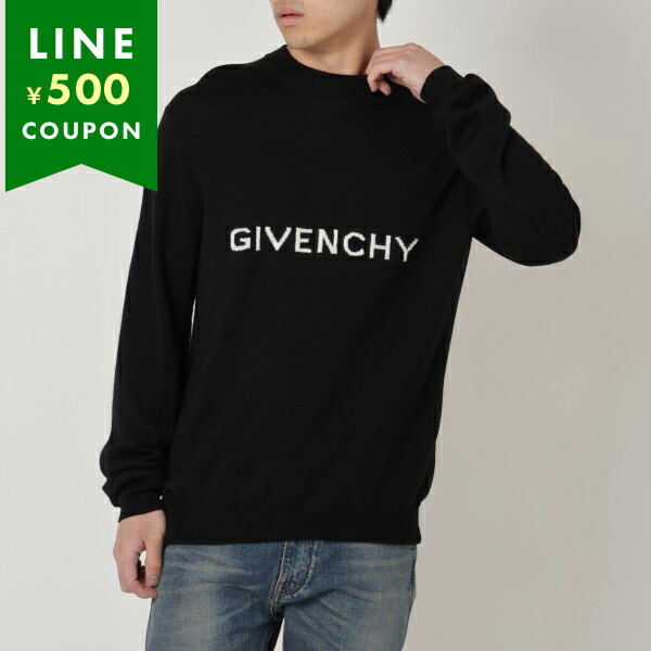 90s　GIVENCHY　ロゴニット　M　ウール　グレー　クルーネック　イタリア GIVENCHY ジバンシィ 刺繍 クルーネック ニット - メルカリ