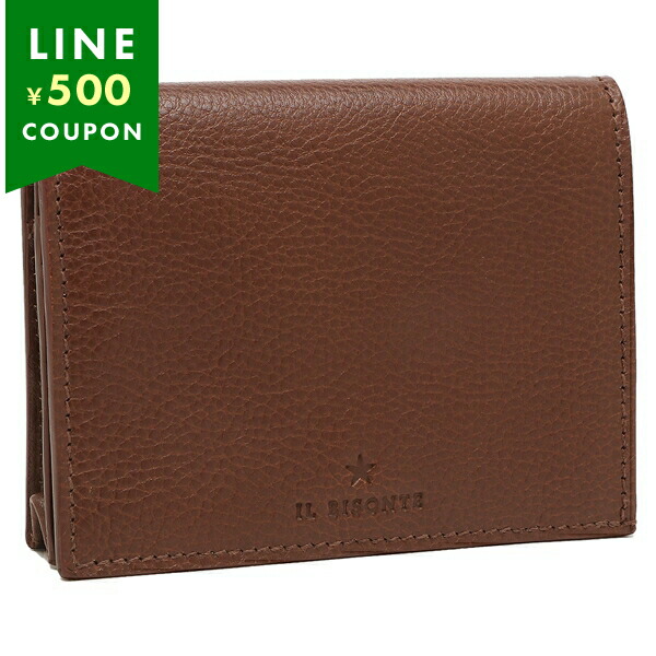 最終価格【新品未使用】【IL BISONTE】二つ折財 ナチュラルOLIVETA 新品未使用】【IL BISONTE】二つ折財 ナチュラル OLIVETA