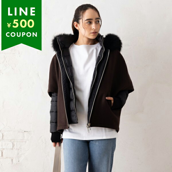 楽天市場】ムーレー ダウンジャケット コート ガディア ブラック