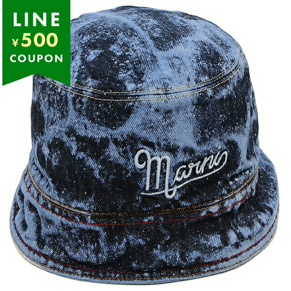 楽天市場】MARNI マルニ Beads Logo Buket バケットハット