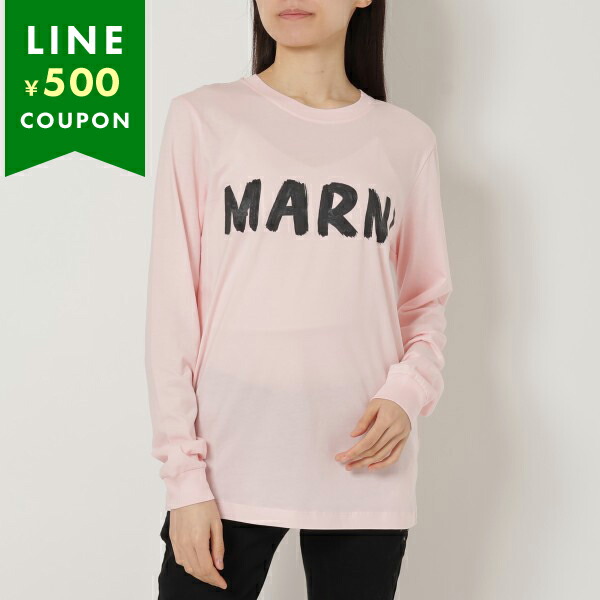 楽天市場】マルニ Tシャツ レディース ロゴ ペイント デザイン