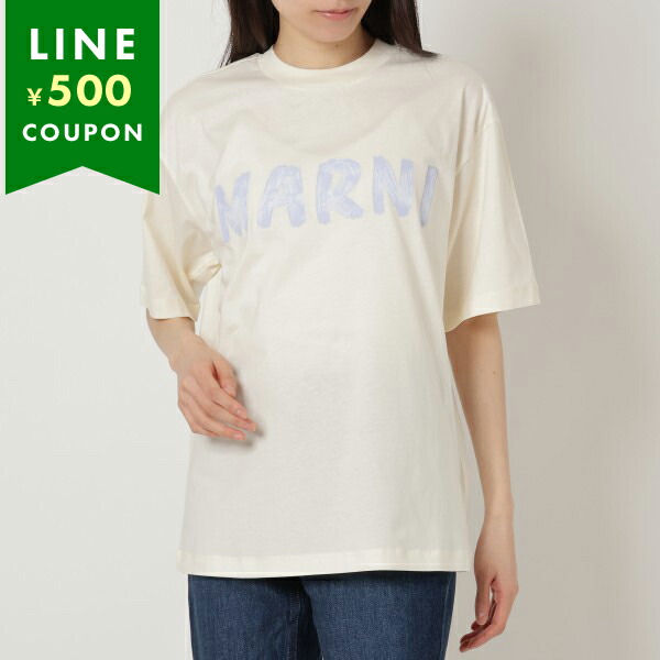 MARNI マルニ トップス ノースリーブ プリント サイズ38 マルニ MARNI レディーストップス レタリングプリント オーバー