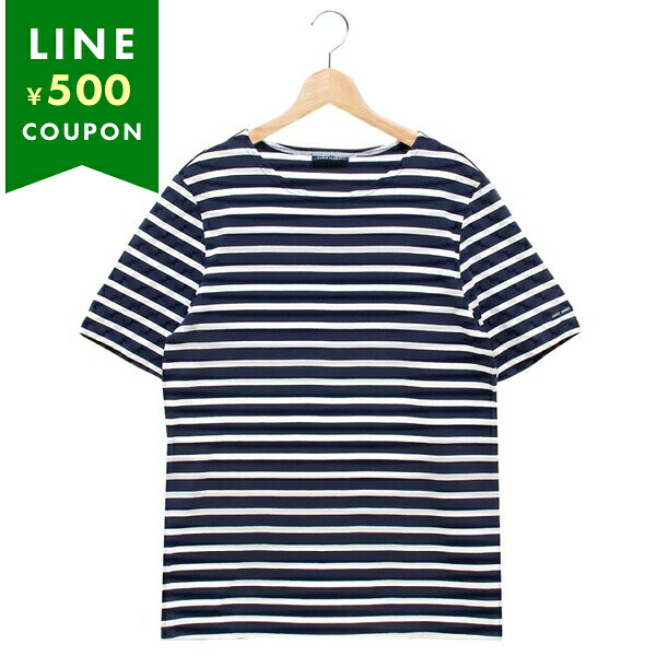 セントジェームス Tシャツ カットソー レヴァント モダン ホワイト ネイビー メンズ ST.JAMES 9863 MARINE NEIGE