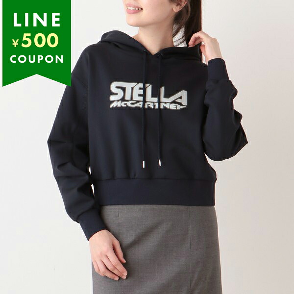 ステラマッカートニー パーカー フーディー ロゴ ネイビー レディース STELLA McCARTNEY 603682 SPW05 4000