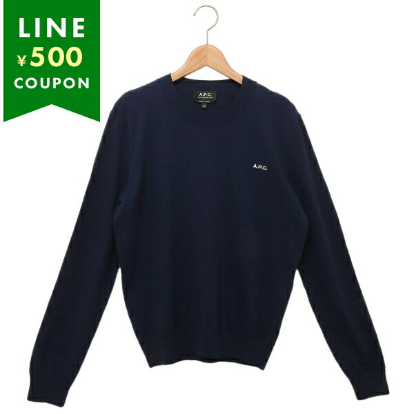 A.P.C. ノースリーブセーター ネイビー 楽天市場】アーペーセー ニット トップス プルオーバー ネイビー