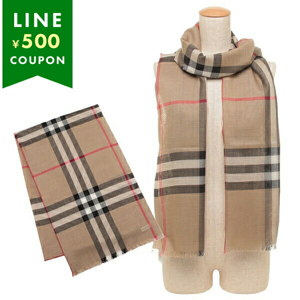 バーバリー　シルク100% 大判スカーフ　ベージュ 楽天市場】【7/28-9:59迄10％OFFクーポン対象】BURBERRY