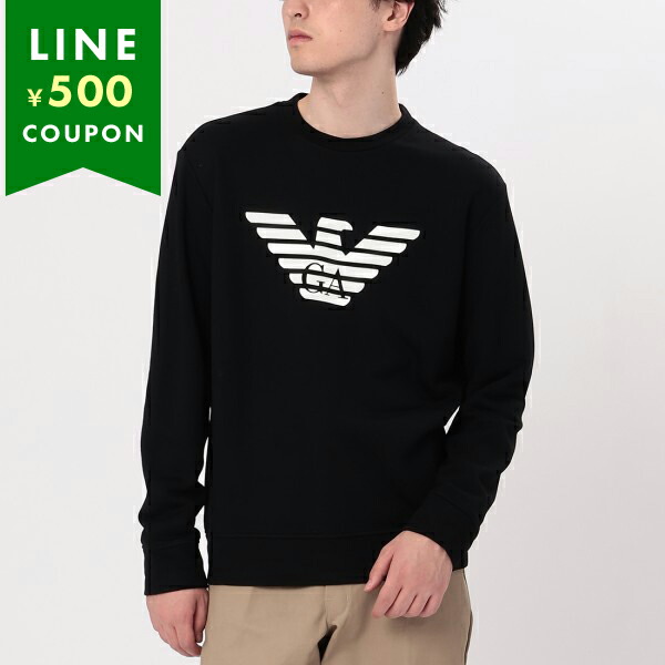 EMPORIO ARMANI ブラック M 顔グラフィック スウェット EMPORIO ARMANI - 美品▽EMPORIO ARMANI エンポリオ アルマーニ