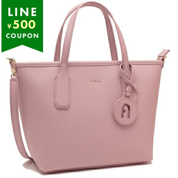 フルラ FURLA 美品　　テッサ　ハンドバッグ　トートバッグ　レザー　ピンク FURLA フルラ テッサ ハンドバッグ トートバッグ レザー ピンク