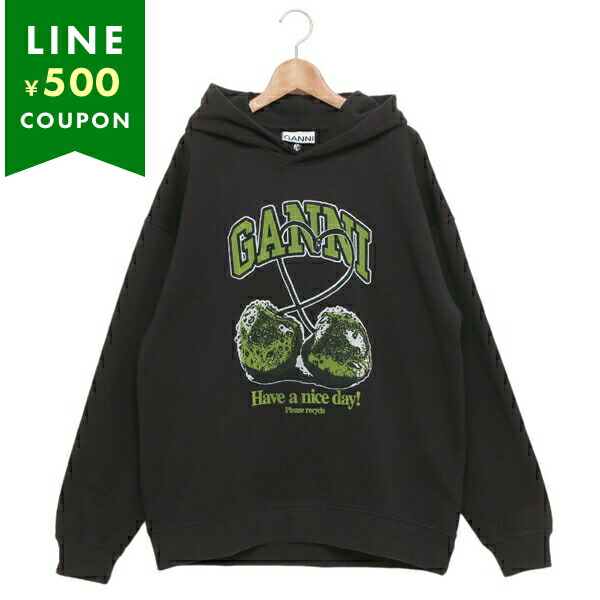 ganni パーカー 楽天市場】GANNI ガニー パーカー Isoli Cropped Oversized