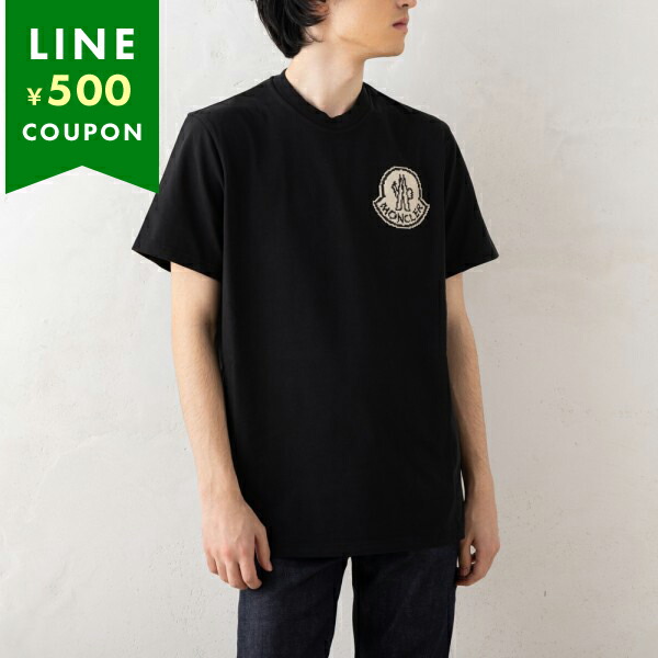 楽天市場】モンクレール Tシャツ カットソー ブラック メンズ