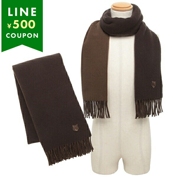 MAISON KITSUNÉ マフラー 国内発送 メゾンキツネ マフラー ストール LW06201WA0018