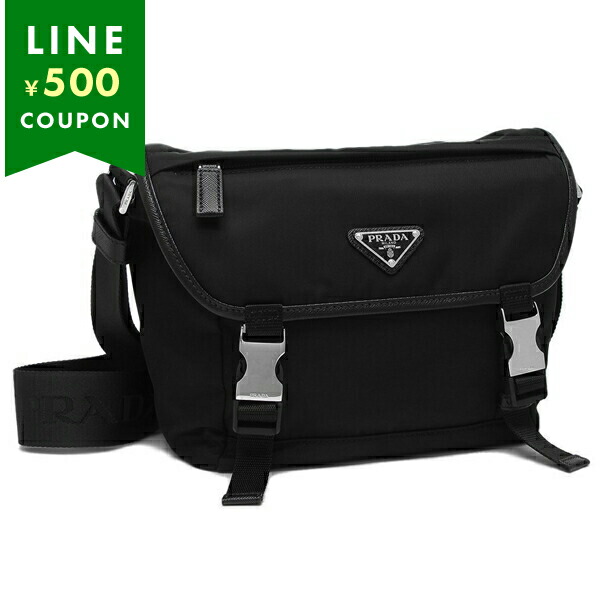 PRADAナイロンバッグ PRADA 黒 ナイロン ショルダーバッグ 三越伊勢丹 | PRADA/プラダ