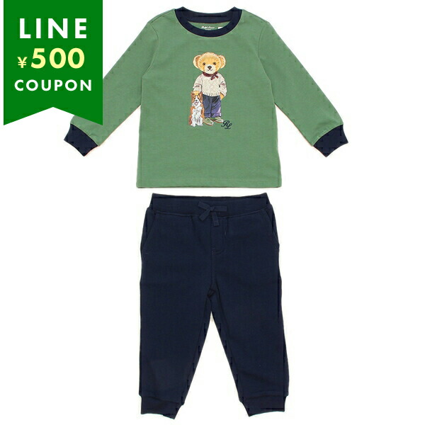楽天市場】ポロラルフローレン 子供服 2点セット ネイビー キッズ