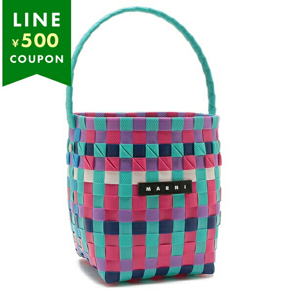 楽天市場】マルニ かごバッグ ピンク レディース MARNI